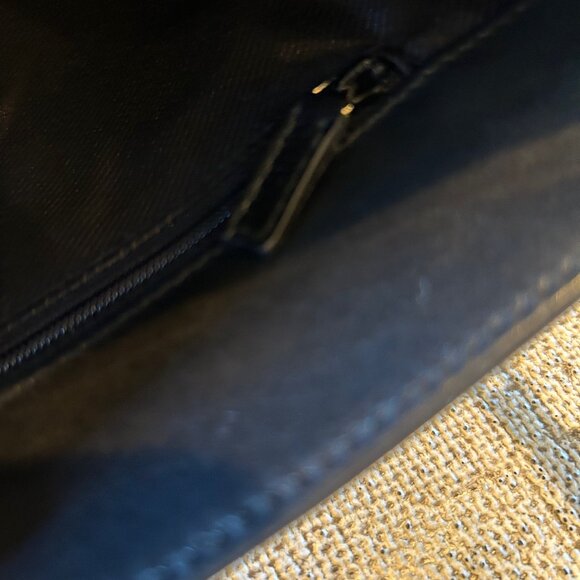 Gucci Monogram Leather & Canvas Bag in Black - Picture 10 of 13